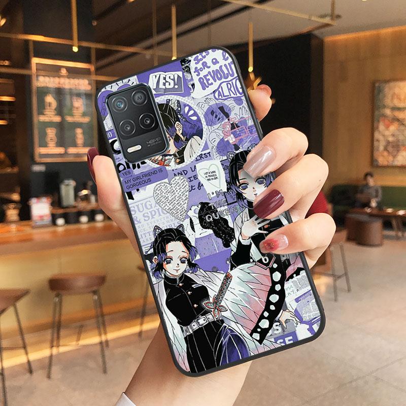 Kimetsu No Yaiba Demon Slayer Hülle für OPPO Realme GT 2 Pro X2 Pro XT C25S 8 7 6 Pro 6i GT Master C3 C21 C21Y C11 X3 SuperZoom