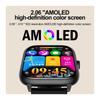 T22 2.06" AMOLED Screen Smart Watch with Bluetooth-compatible Calling,Encoder,Multi-Mode Sports