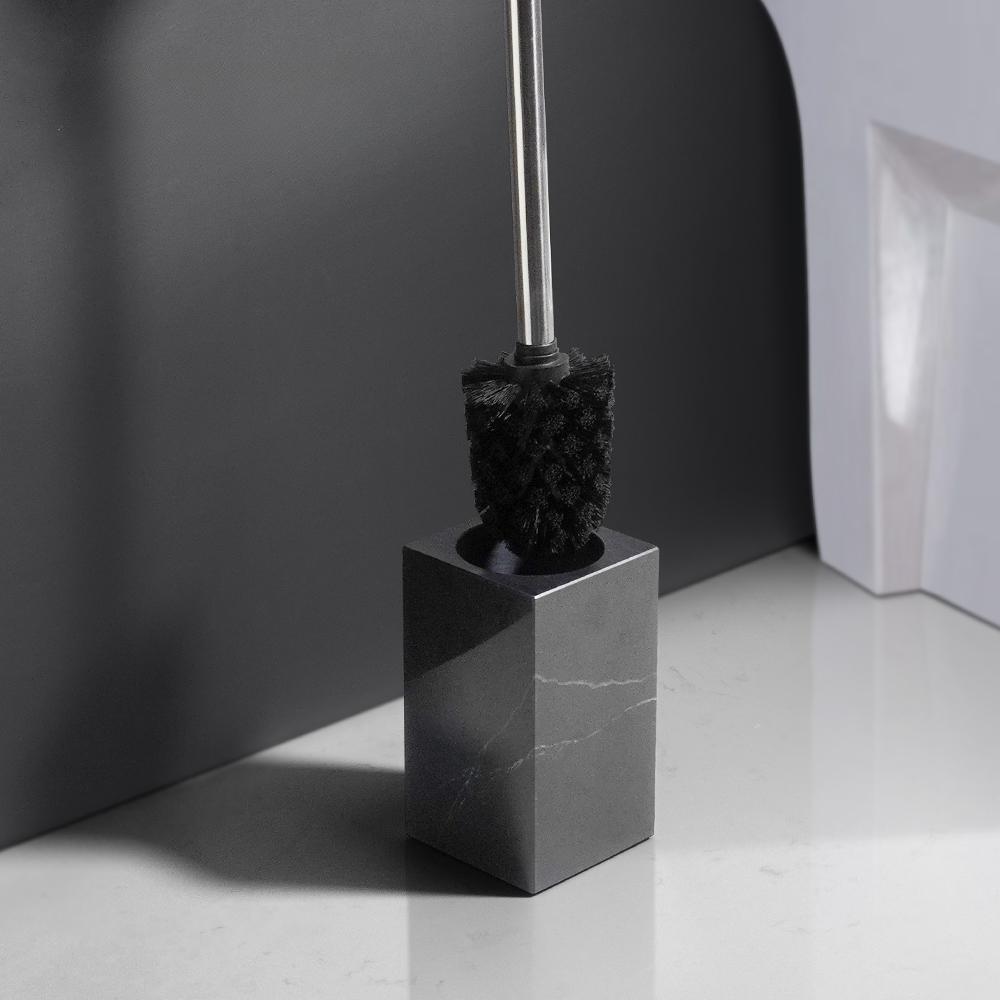 European Style High Quality Marble Toilet Brush Long Handle Cleaning Brush Bathroom Accessories Toilet Brush Toilet Decoration