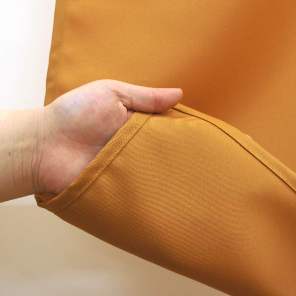 plain noren available in 14 75cm wide x 150cm Flame-retardant curtain, colors. Size long. (Camel, 11868)
