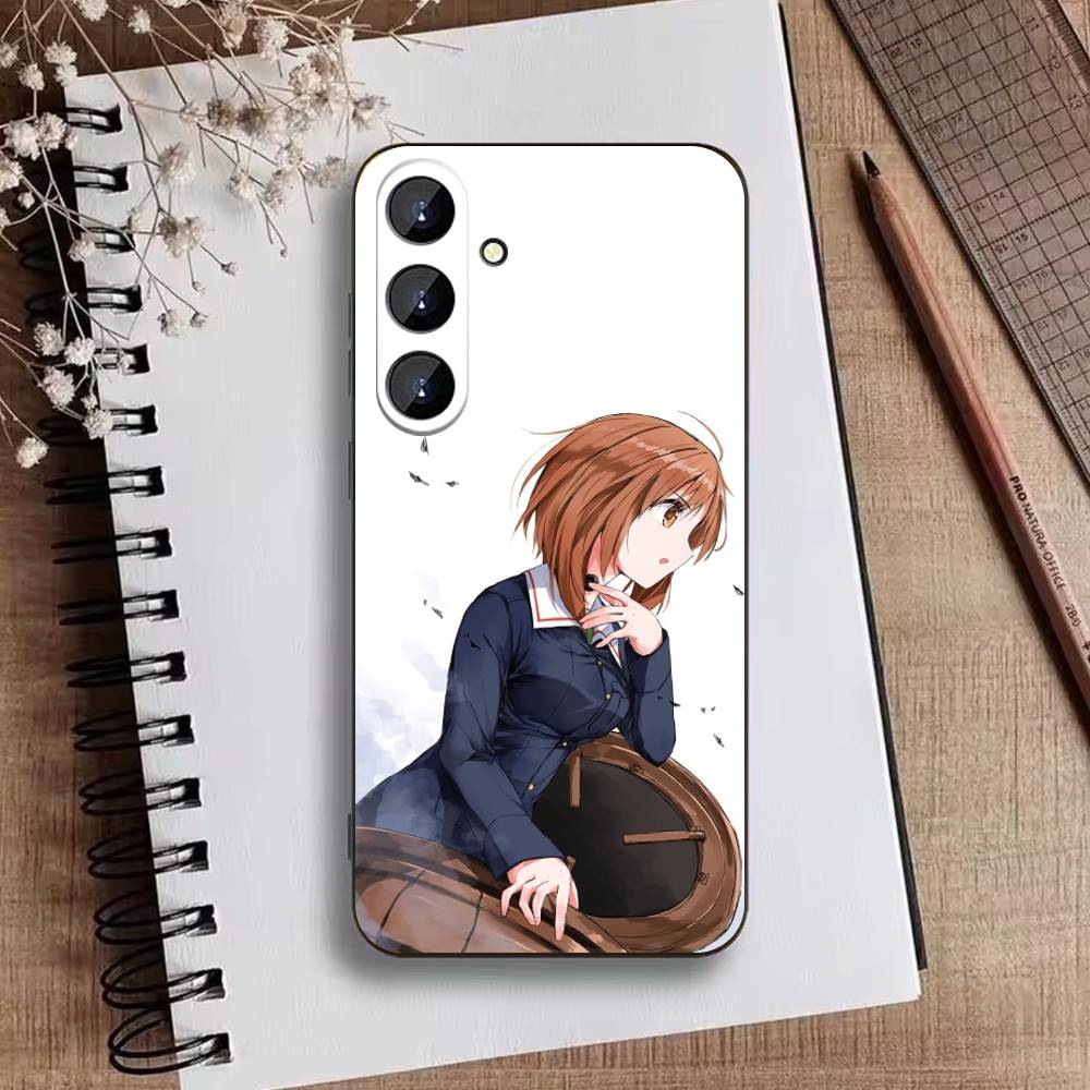G-GIRLS U-Und P-PANZER Phone Case For Samsung Galaxy A73,21,22,32,71,53,52,51,80,5G Soft Black Cover