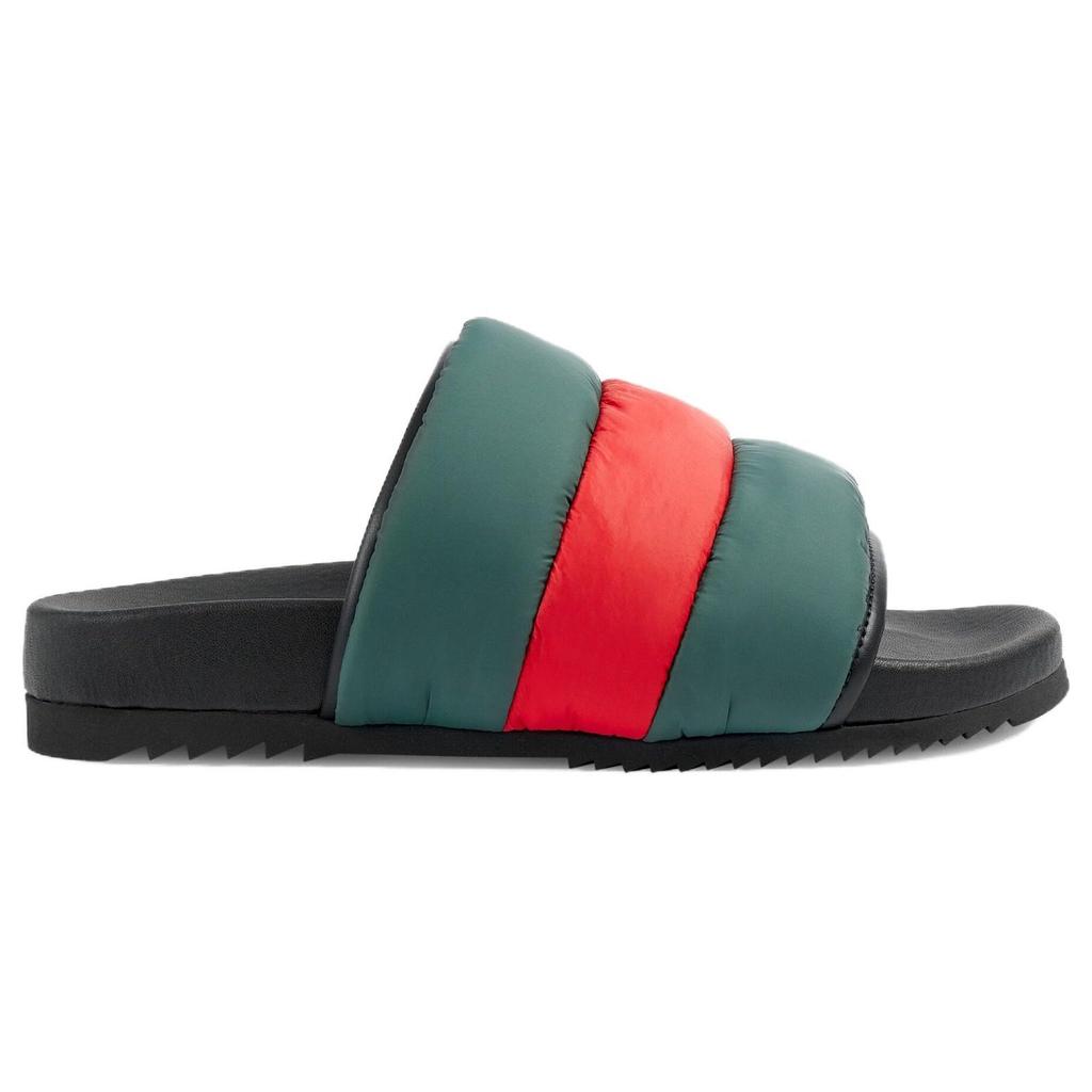 Gucci Wmns Padded Web Slide Sandal 'Green Red' Women's 700320 UFR30 3060
