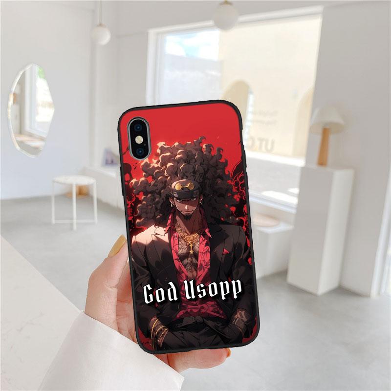 One Piece GOD Usopp Soft Shell Phone Case for Redmi Note 8 9 Pro Max 9S 9T 9C NFC 8T 8A 10A A4