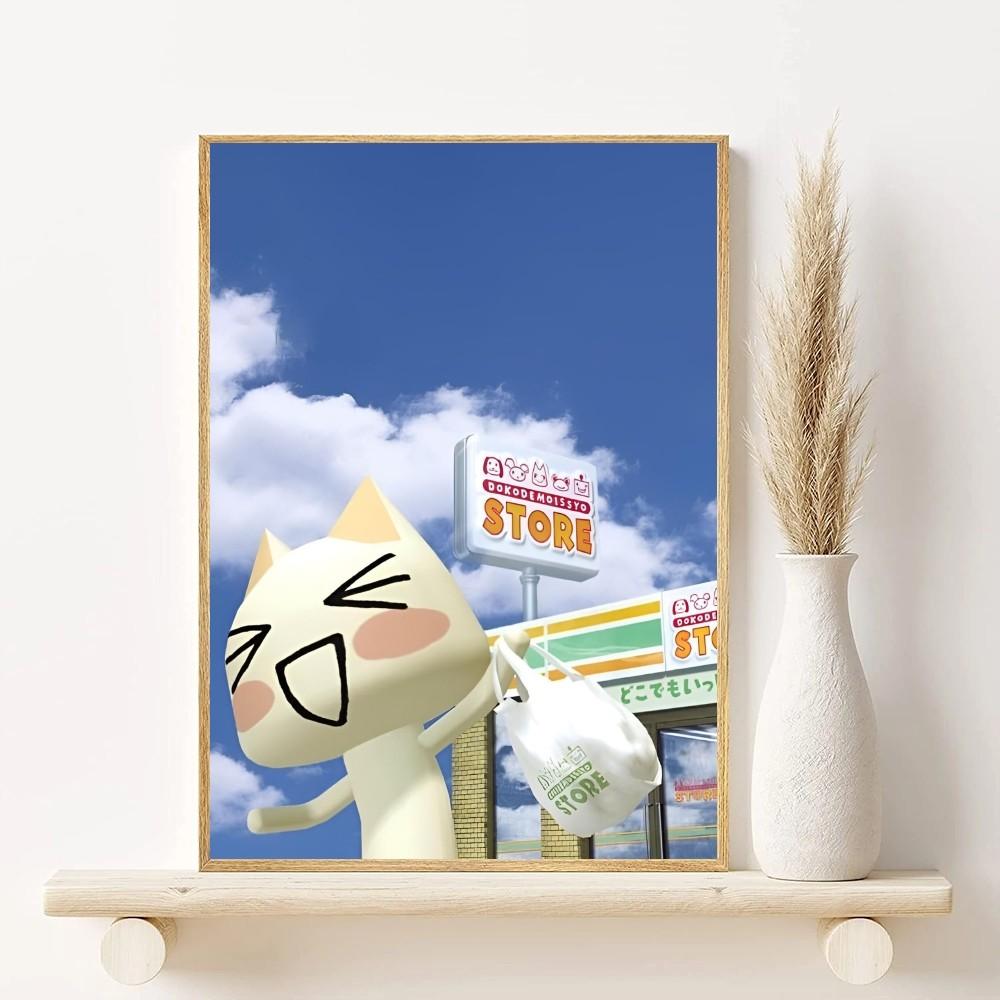 Inoue Toro CUTE Cat Hot Classic Movie Poster HD Art Sticky Wall Waterproof Home Living Room Bar Decoration