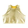 Women Sleeveless PVC Leather Vest Stylish Slim Fitted Tank Top for Pole Dance Stage Preformance Nightclub Carnivals Disco Party