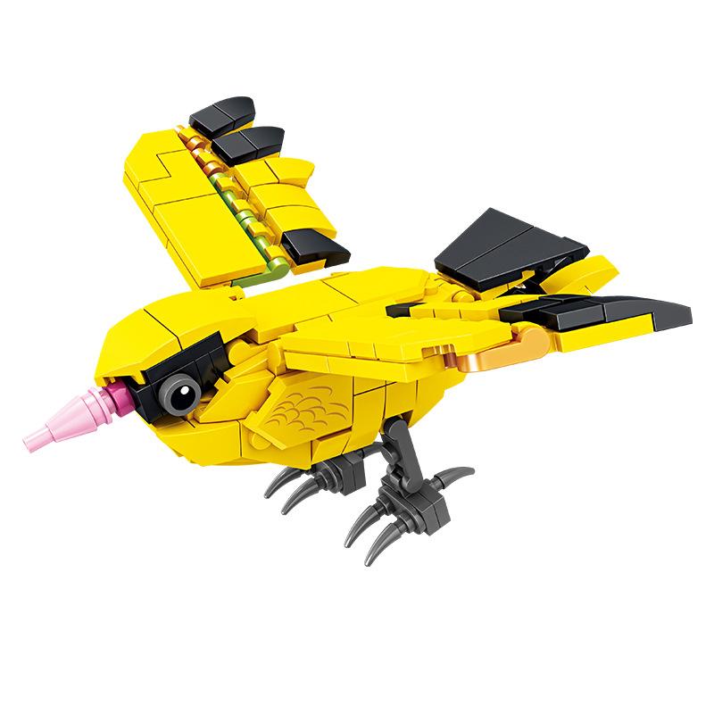 3D Cartoon Animal Building Blocks Educational Toy for Kids Lifelike Desk Decoration Creative Male and Female Gift Ideal Present