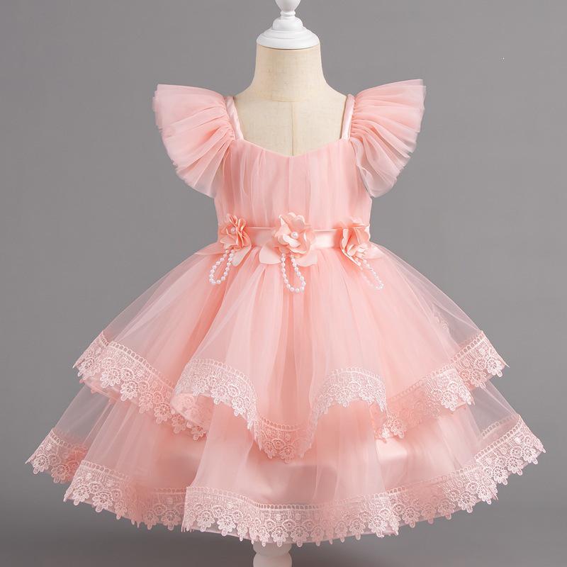 Little Girl's Puffy Princess Dress - Wedding, Birthday, Piano Performance Summer Outfit