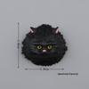 Cute Cat Head Magnetic Refrigerator Stickers - 6 Warm Colors, Japanese/Korean Inspired, Iron-Absorbing Magnets