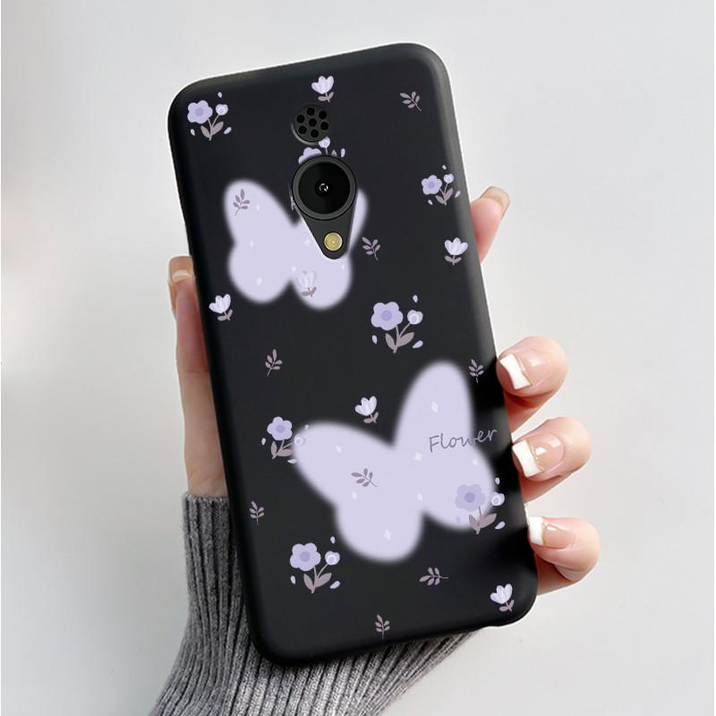 Printed Phone Case For Nokia 150 2G 2023 C2 C10 C20 Funda Coque Soft Silicone Black Shell Cover Cute Flower Cartoon Casing Capa