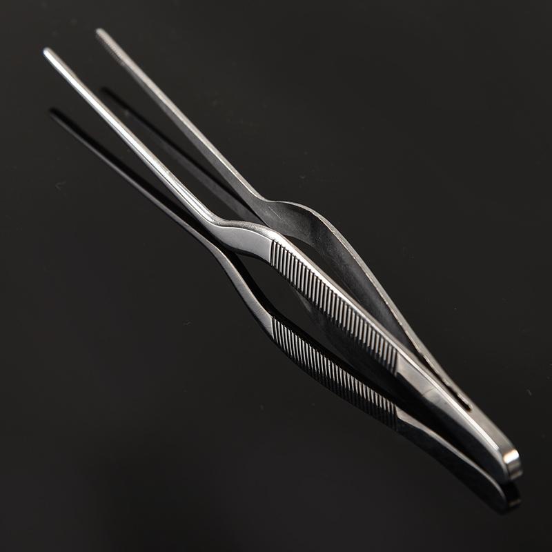 14/16/20/23/26/30cm Kitchen Cooking Medical Tweezers Stainless Steel Kitchen Seafood & bar Tweezer Food Tongs Tool Bar Accessory