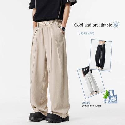 Arbeitshosen für Männer Herrenhosen für Männer Sommerkleidung Harajuku Weite Beinhosen Jogginghosen Baggy