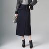 Women's 2026 High-Waisted Irregular Midi Skirt - Slimming Professional Fit