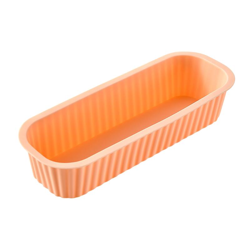 1 Pcs Silicone Rectangular Cake Mold Diy Ice Cube Tray Bread Pan Cake Toast Pancake Moulds Baking Molds Tools