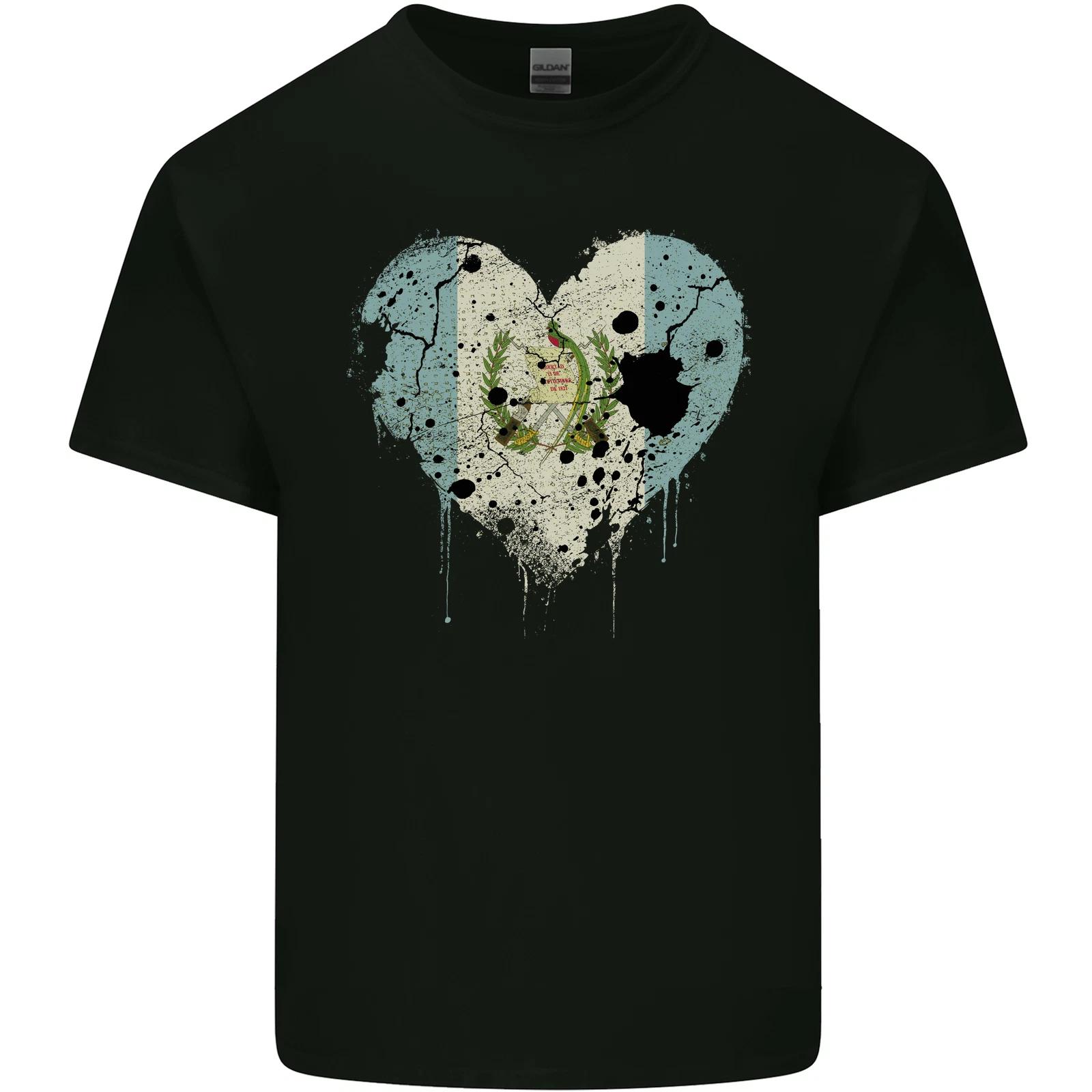 Love Guatemala Flag Guatemalan Day Football Kids T-Shirt Childrens XL