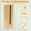 Bathroom Tissue Rack Wooden Toilet Paper Towel Box Storage with Lid Waterproof Paper Dispenser Accessories
