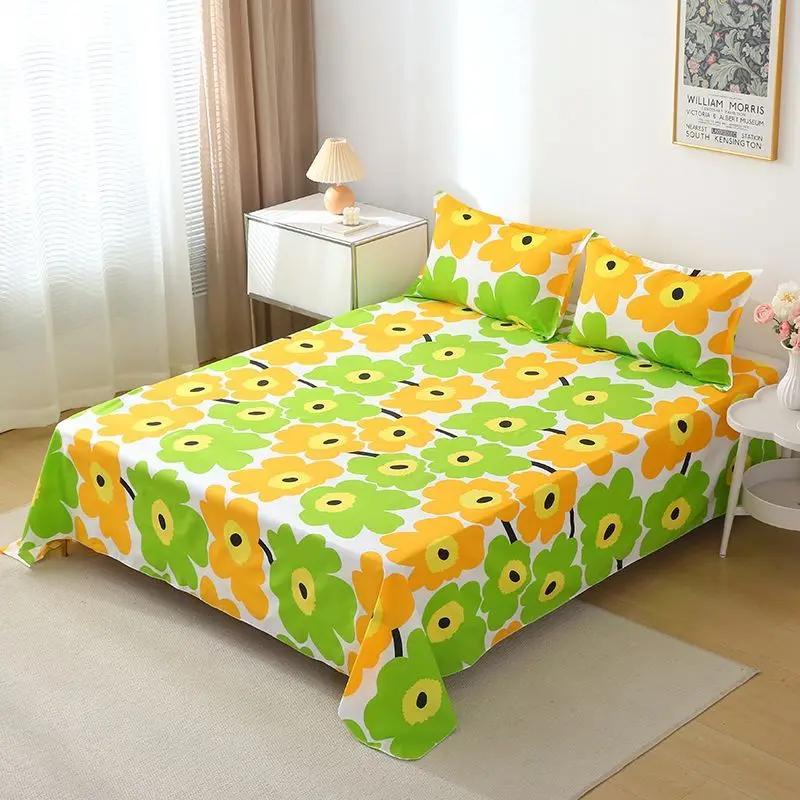 Set di lenzuola bohémien - Cotone 400TC stile mediterraneo con tintura resistente allo sbiadimento per l'essenziale del dormitorio