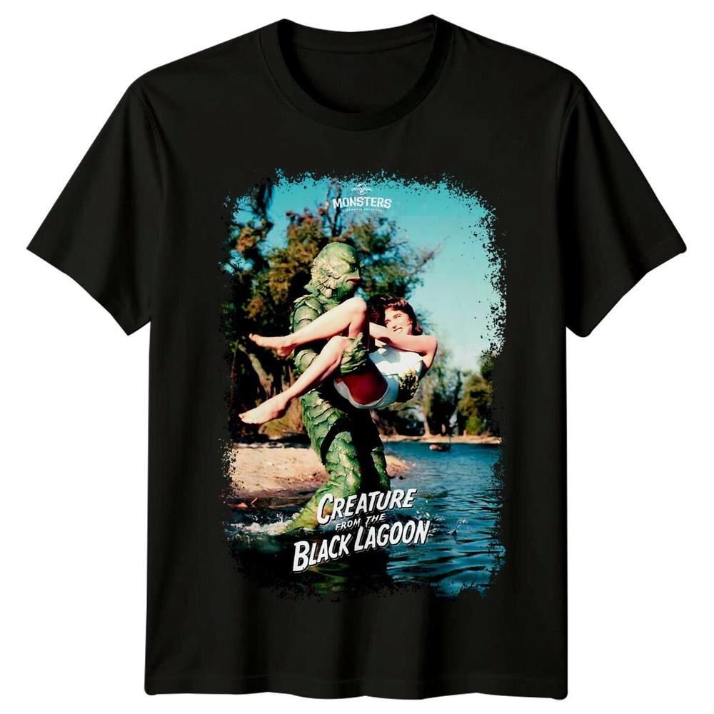 

Creature from the Black Lagoon 1954 Movie Poster Inspired T-Shirt Retro 80s Tee 4XL