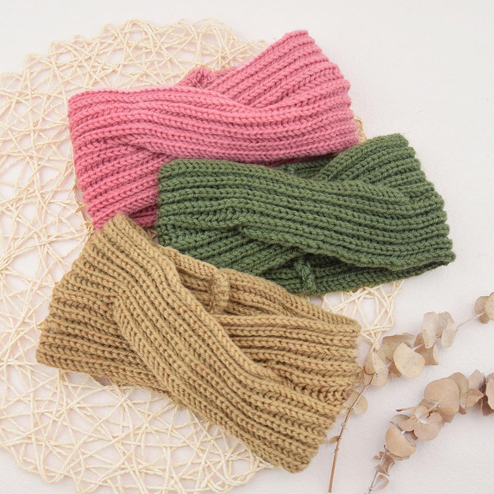 Neues Winter-Kabelstrick-Stirnband für Damen und Mädchen, elastischer Strick-Haarhalter, Haarband, Kopfbedeckung, Haaraccessoires