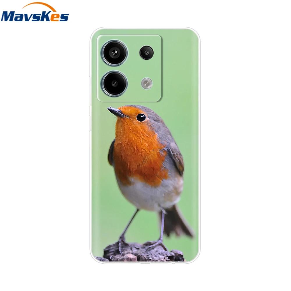 Etui do Xiaomi Redmi Note 13 Pro 5G Urocze Serduszko Miłości Silikonowe Miękkie Pokrowiec na Telefon Dla Redmi Note 13 5G Coque Etui Redmi Note13 Przezroczyste
