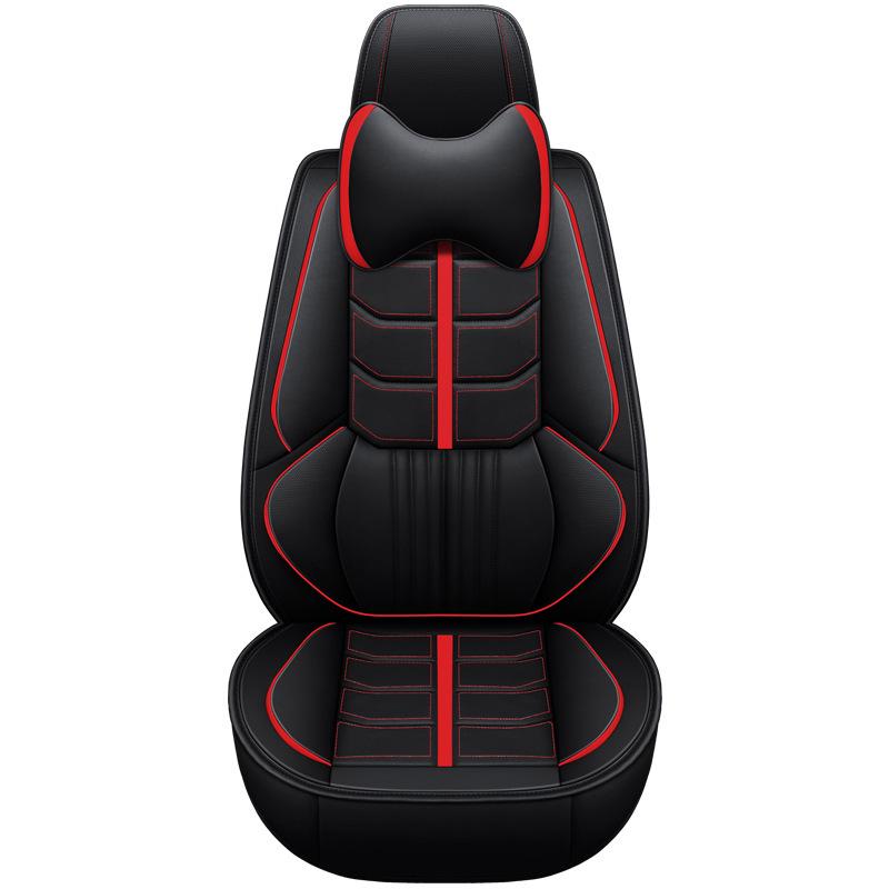 Universal Leather Seat Cover for Corolla Zhi Xiang/Crown - Fits All Seasons, Full Wrap, Five-Seater Cushion