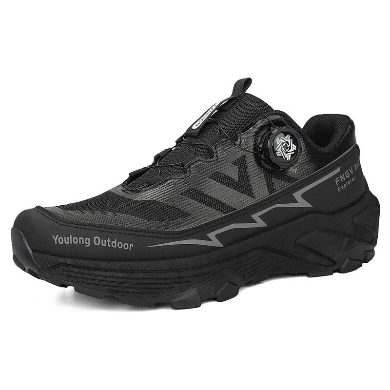 New Hiking Shoes Outdoor Travel Men's Leisure Pass Rotating Button Crawling Off-road Hiking Shoes