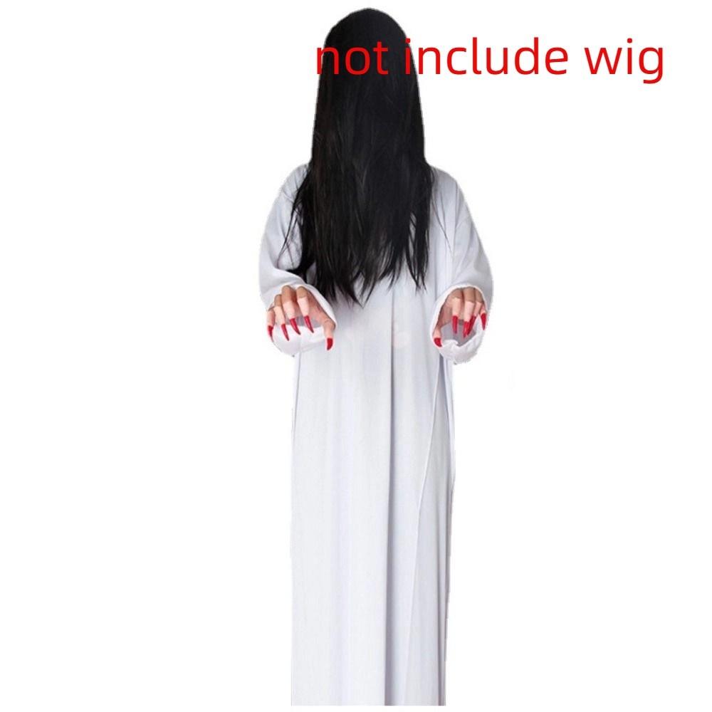 White Red Halloween Costumes Scary Masquerade Clothes Funny Female Ghost Costume  Performance Suit