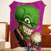 Movie T-The M-Mask Throw Flannel Throw Blanket, Lightweight Cozy, Durable Washable Cute Cool