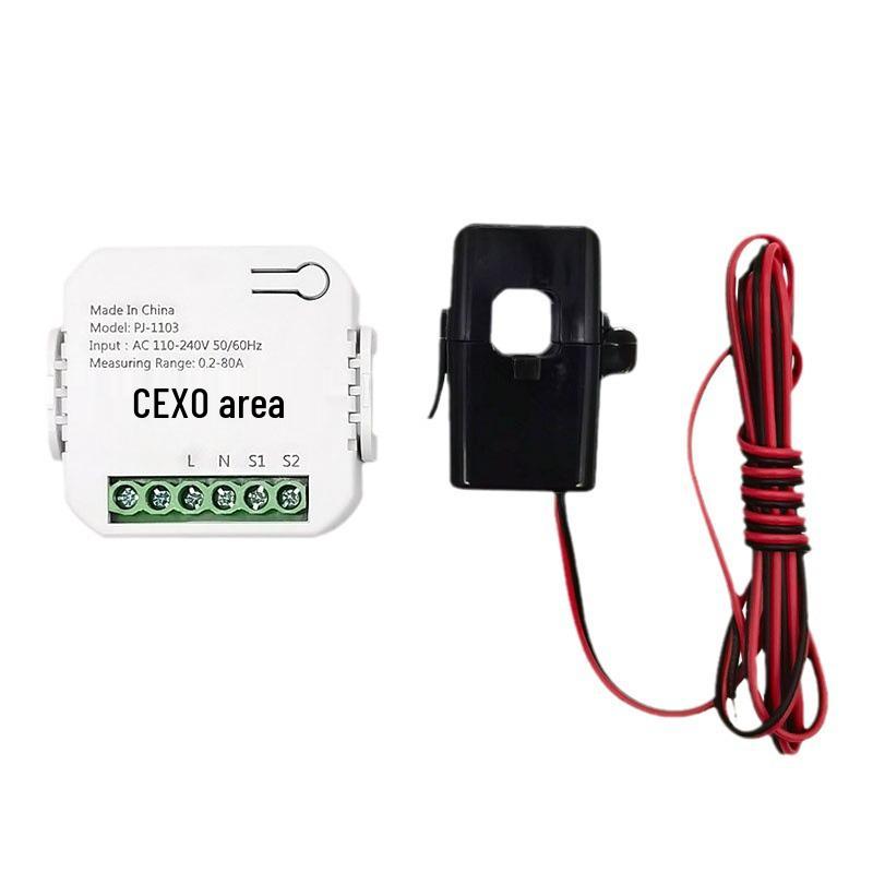 Умный счетчик Tuya WiFi с трансформатором тока