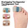 2Pcs Toe Separator Orthopedic Bunion Valgus Hammertoe Corrector Natural Realignment Women Men Foot Alignment Toe Spacer Hammer Toe Straightener