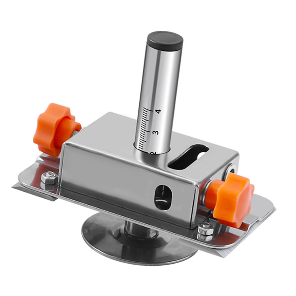 Anreißwerkzeug Edelstahl Multifunktional Doppelte Verwendung Parallellinien-Hilfswerkzeug