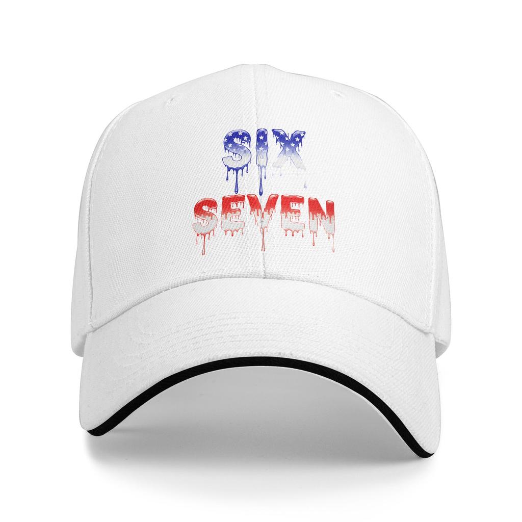 Funny 67 Shirt Meme Six Seven Drip Number Baseball Cap  Fashion Trucker Hat Summer Unisex-Teens Tennis Skate Baseball Caps