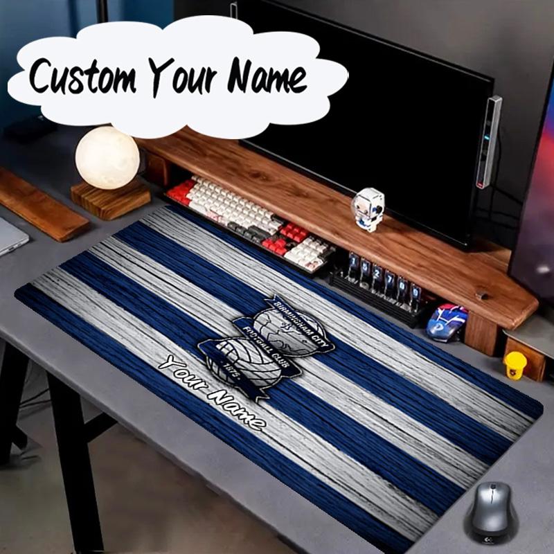 Custom Name Mouse pad Birmingham Football Club Mouse pad, Gaming Mouse Pad, keyboard pad, Desk Decor for computer notebook Fan Birthday Gift