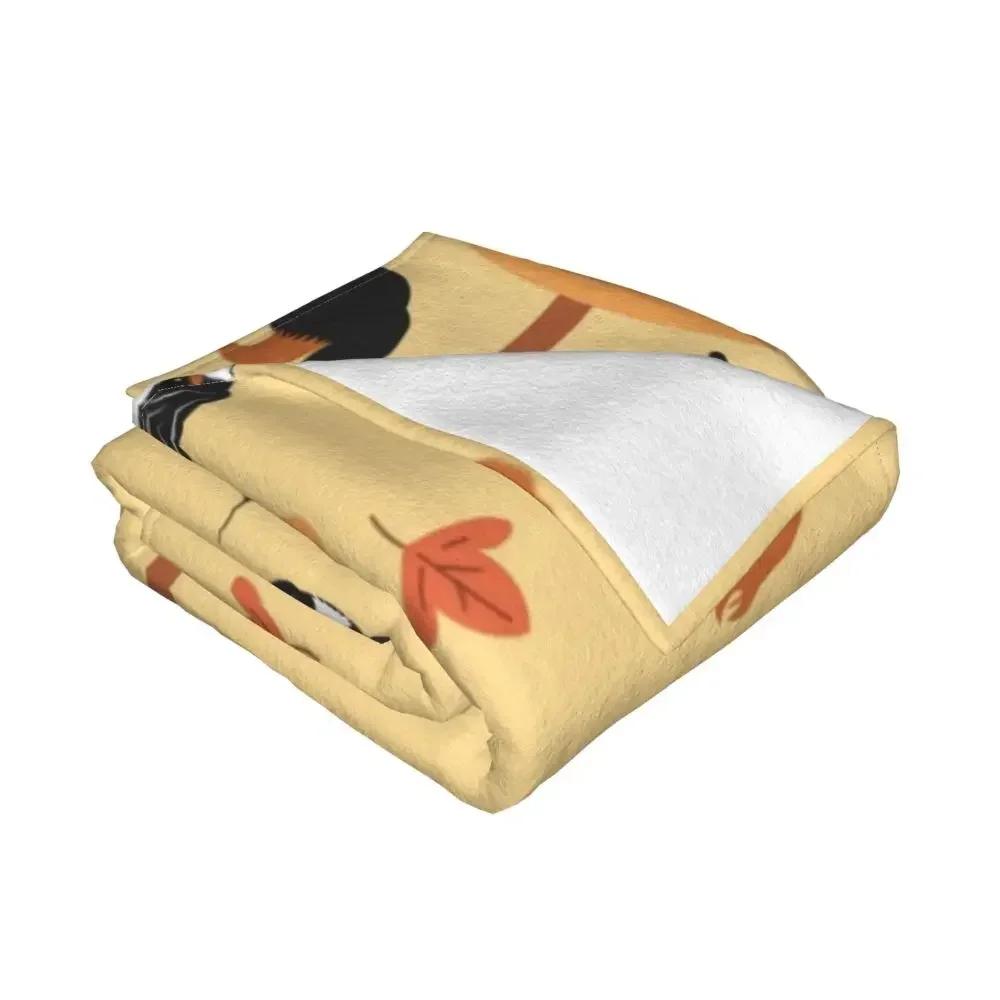 Cavalier King Charles Spaniel Blankets Warm Flannel Pet Dog In Autumn Throw Blanket for Sofa Office Bedspreads