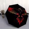 1pc Phoenix Feather Automatic Opening/closing Umbrella with Auto Open/Close, Windproof, Foldable Sunshade yy250811132