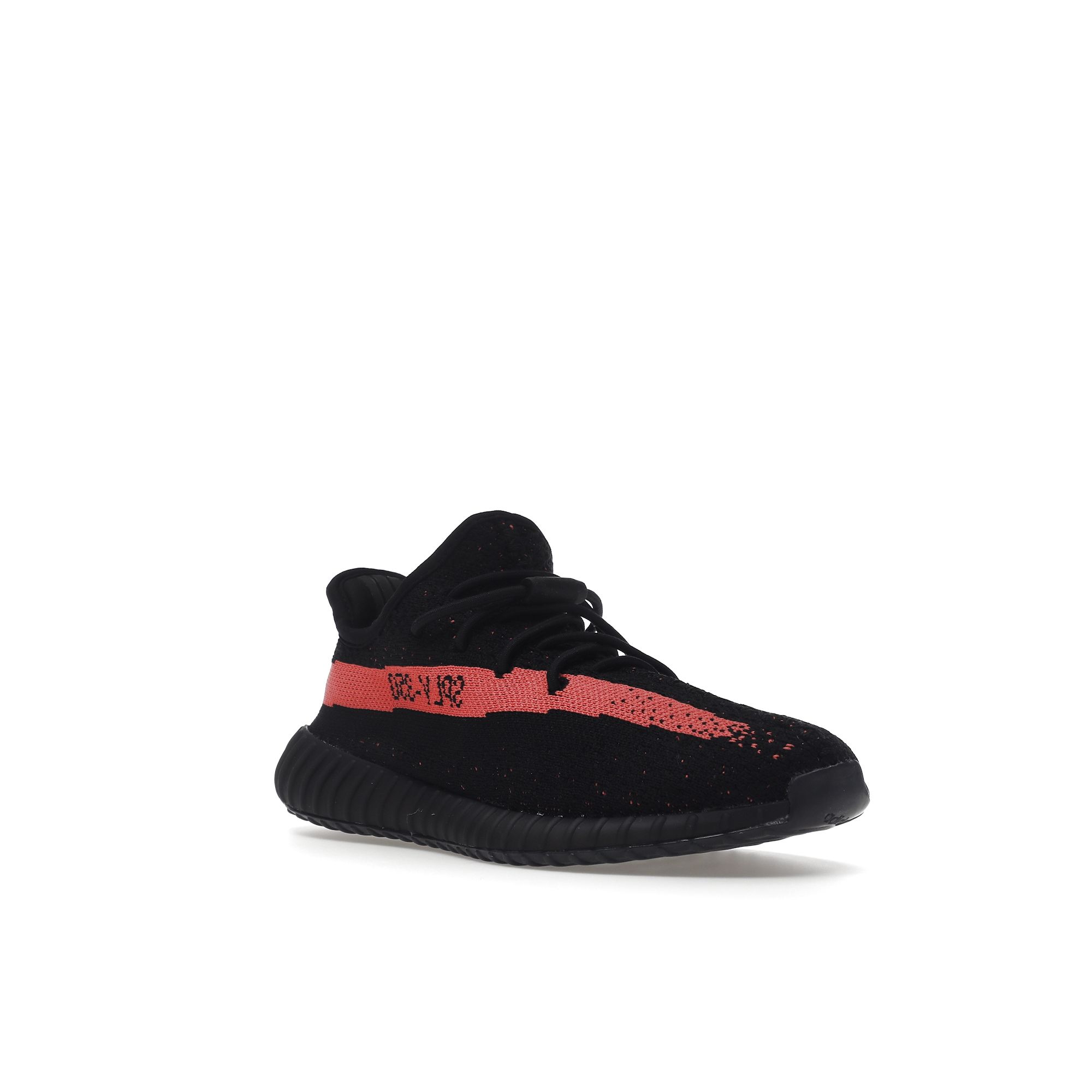 adidas Yeezy Boost 350 V2 Kids Red Детские кроссовки Black Core-Black HP6591 35½ — фото 2