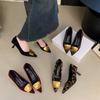French Pointed-toe Women Office Pumps 2026 Spring New Elegant and Stylish Slim Thin Heels Wedding Party Stiletto Heels Shoes