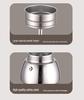 Cross Mocha Pot Espresso Maker: Portable Italian-Style Coffee Utensils Set for Home Use