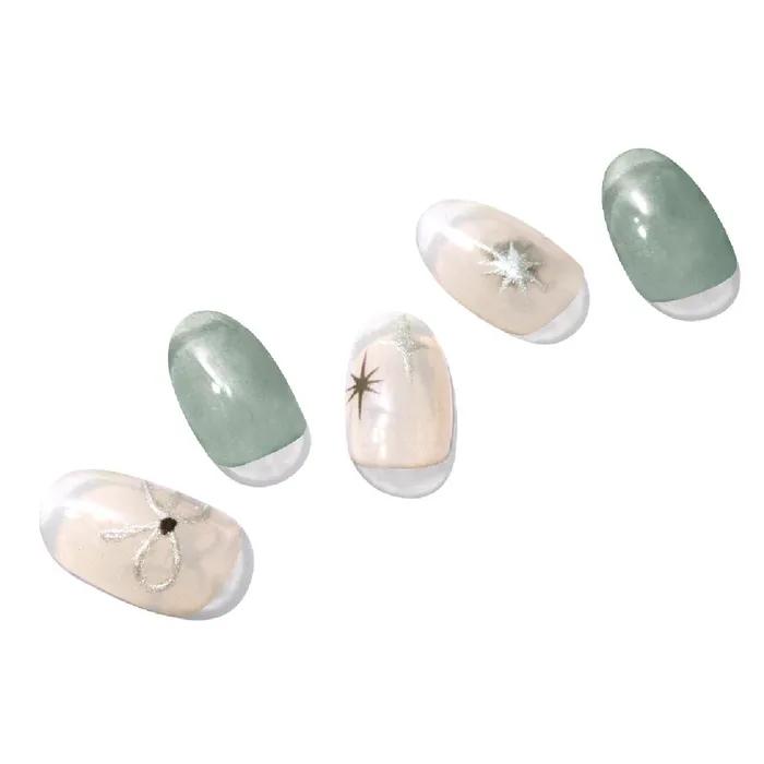 

Grey Ribbon Grey Ribbon Gel Nail