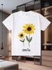 Men's New Printed Short-Sleeve T-Shirt for Summer a Fashionable Loose Pure Cotton Short-Sleeve Top