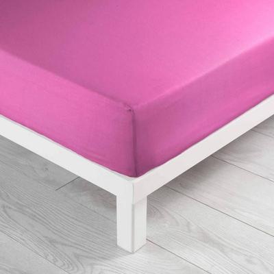 Fitted Sheet - 90 X 190 Cm - Deep Pocket - 57 Threads - Solid - Pink