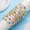Boho Colorful Shell Braided Bracelet for Women Men Charm Blue Evil Eye Beaded Bracelet Lucky Amulet Friendship Jewelry Gifts