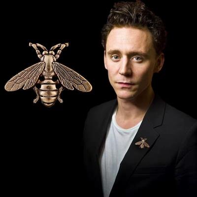 High Quality Brooches Small Fresh Bee Brooch Retro Men Metal Suit Collar Pin