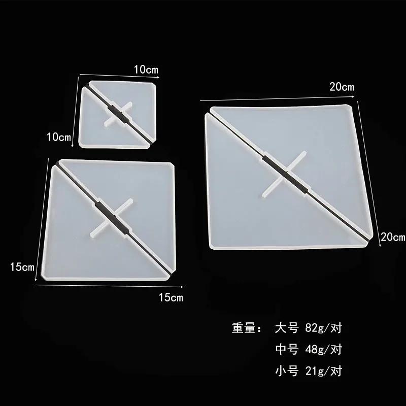Christmas Decoration Crystal Epoxy Silicone Mold Set Resin Christmas Tree Snowflake Storage Box Jewelry Ornament Decoration