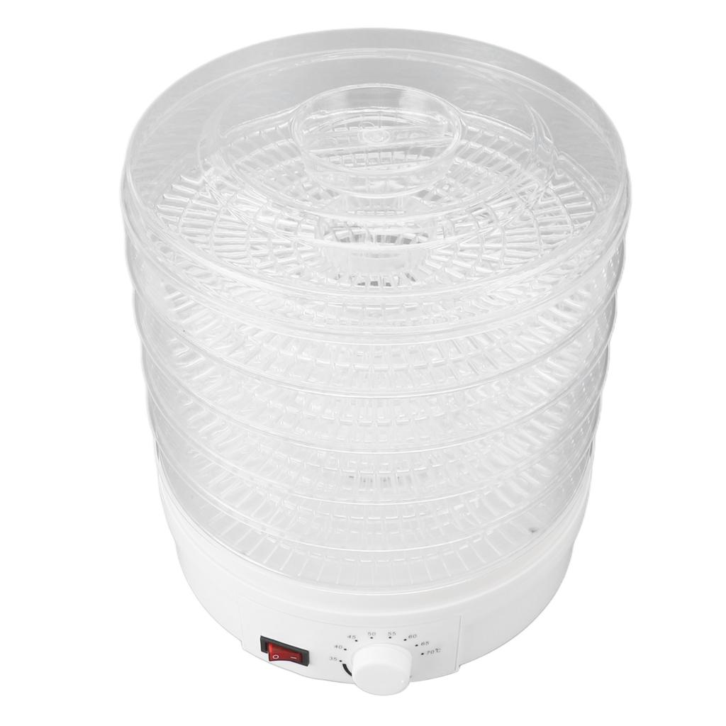 Food Dehydrator Machine 5 Trays Adjustable Temperature Control Electric Fruits Veggies Dryer for