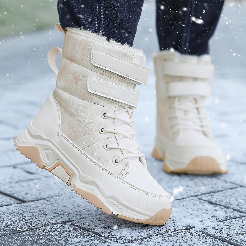 Fashion Snow Boots Ages Under Warm Lining Design Closure Strap Comfortable Feeling Winter Boots Snow Shoes