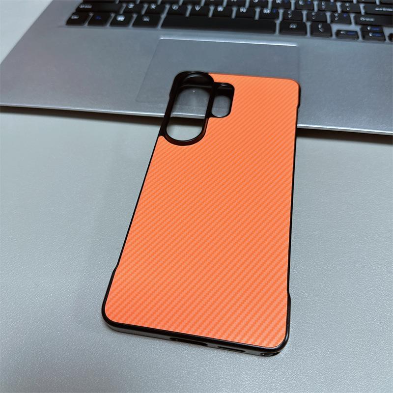 Applicable to Samsung S26Ultra Carbon Fiber Pattern Sticker Frameless Mobile Phone Case S25Ultra Magnetic S24Ultra Set