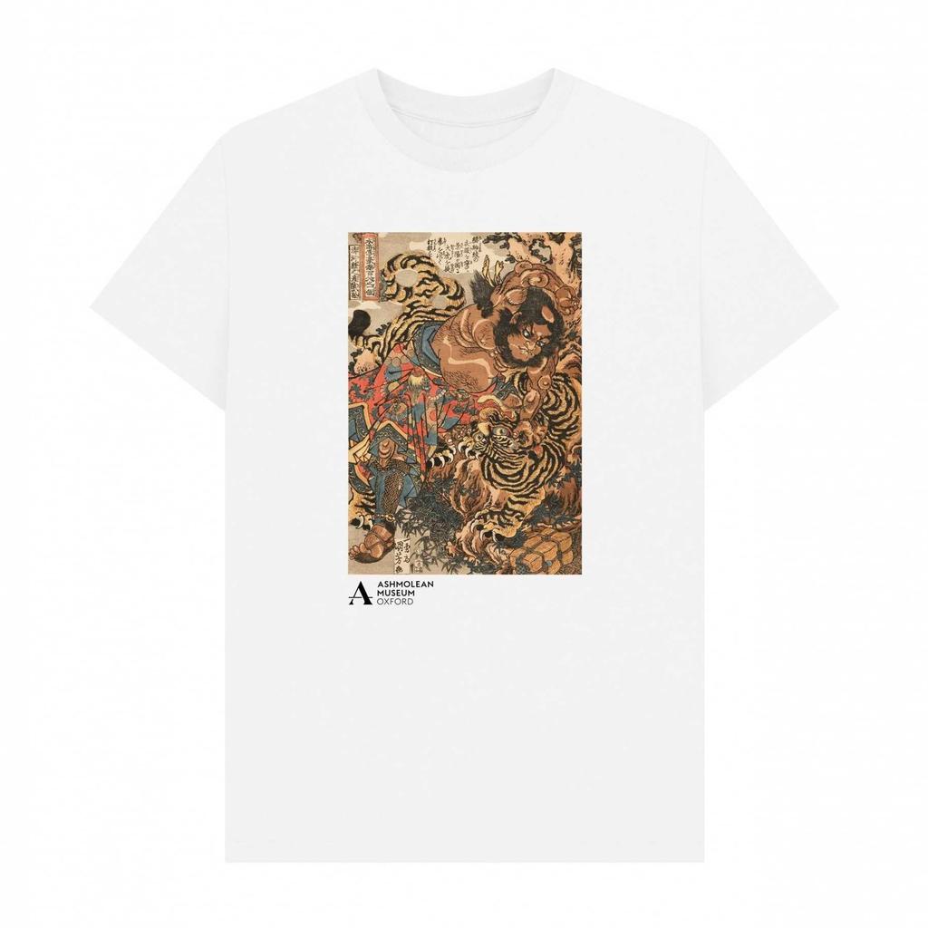 Apoh Unisex Adult Wu Song Tiger Ashmolean Museum T-Shirt