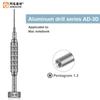 AMAOE AD-2D AD-3D Aluminum Drill Screwdriver for Mobile Phone Repair with S2 Alloy Head High Precision  Maintenance Bolt Driver