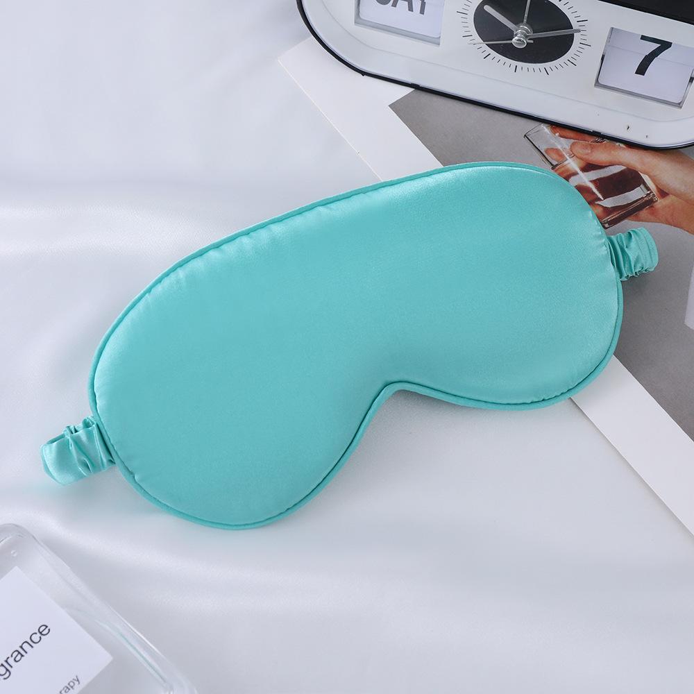 Double-Sided Mulberry Silk Eye Mask with Custom Logo - Light Blocking, Ideal for Travel