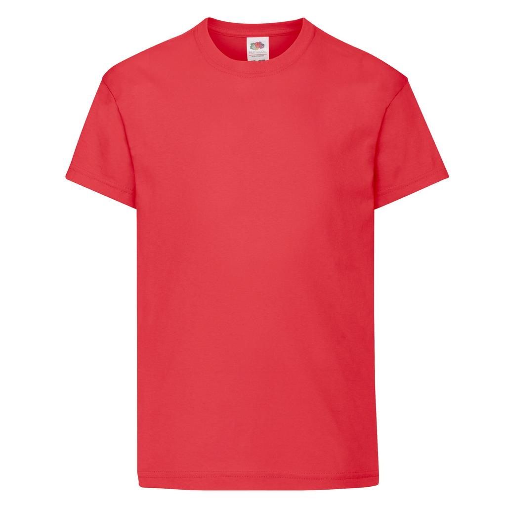 FRUIT OF THE LOOM Childrens/Kids Original T-Shirt